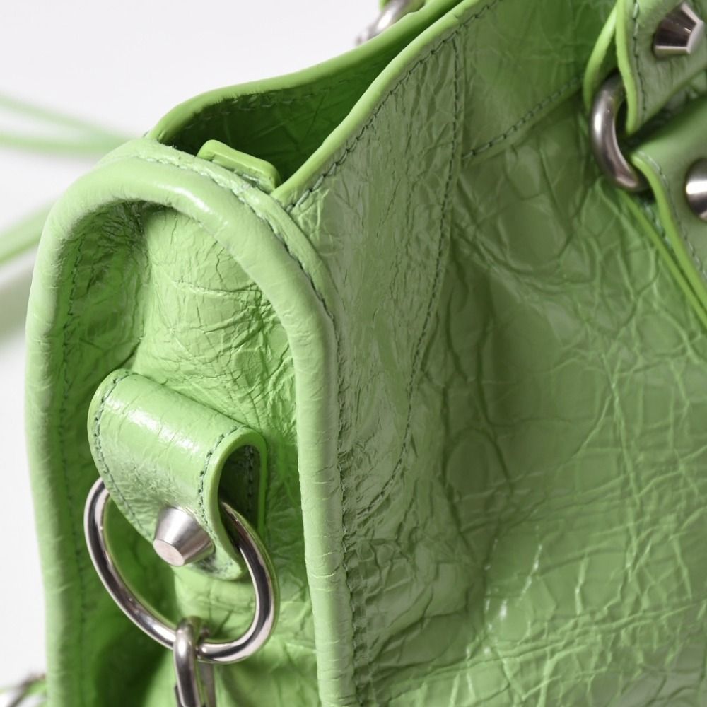 Balenciaga le City Medium 2-Way Shoulder Bag Arena Lambskin — view 8