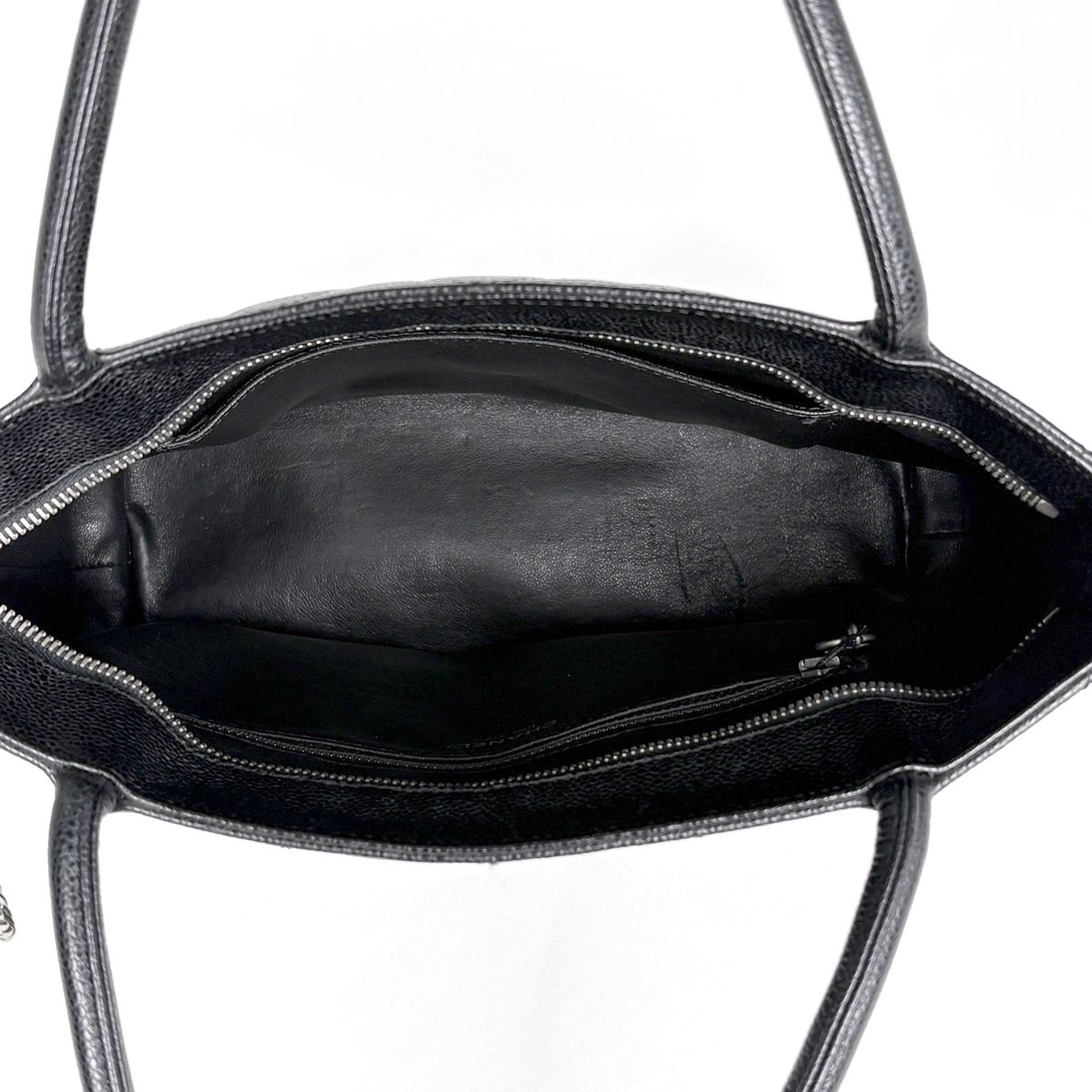 Chanel Reissue Tote Bag Caviar Leather Black — view 8