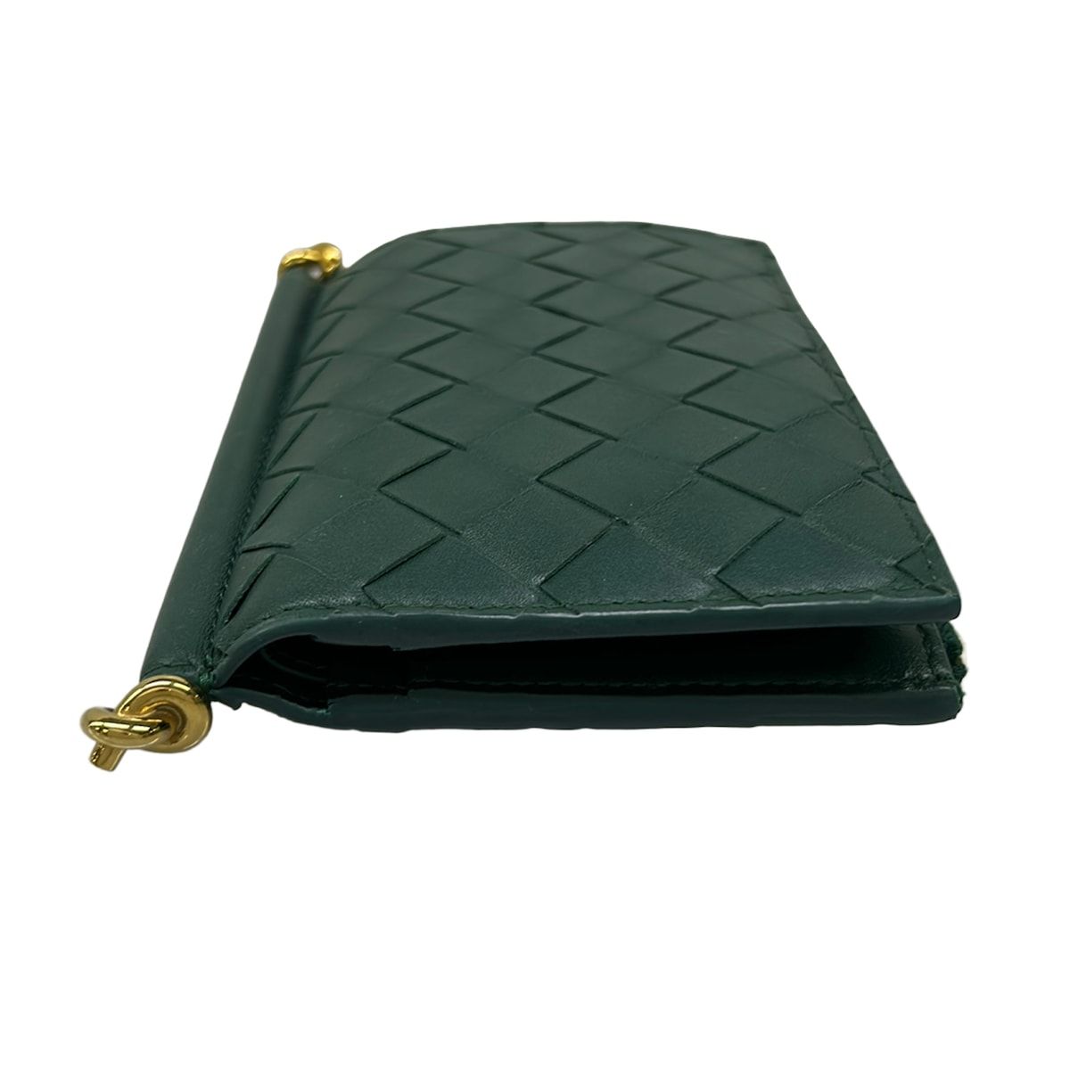 Bottega Veneta Bifold Wallet Solstice Dark Green Leather — view 8