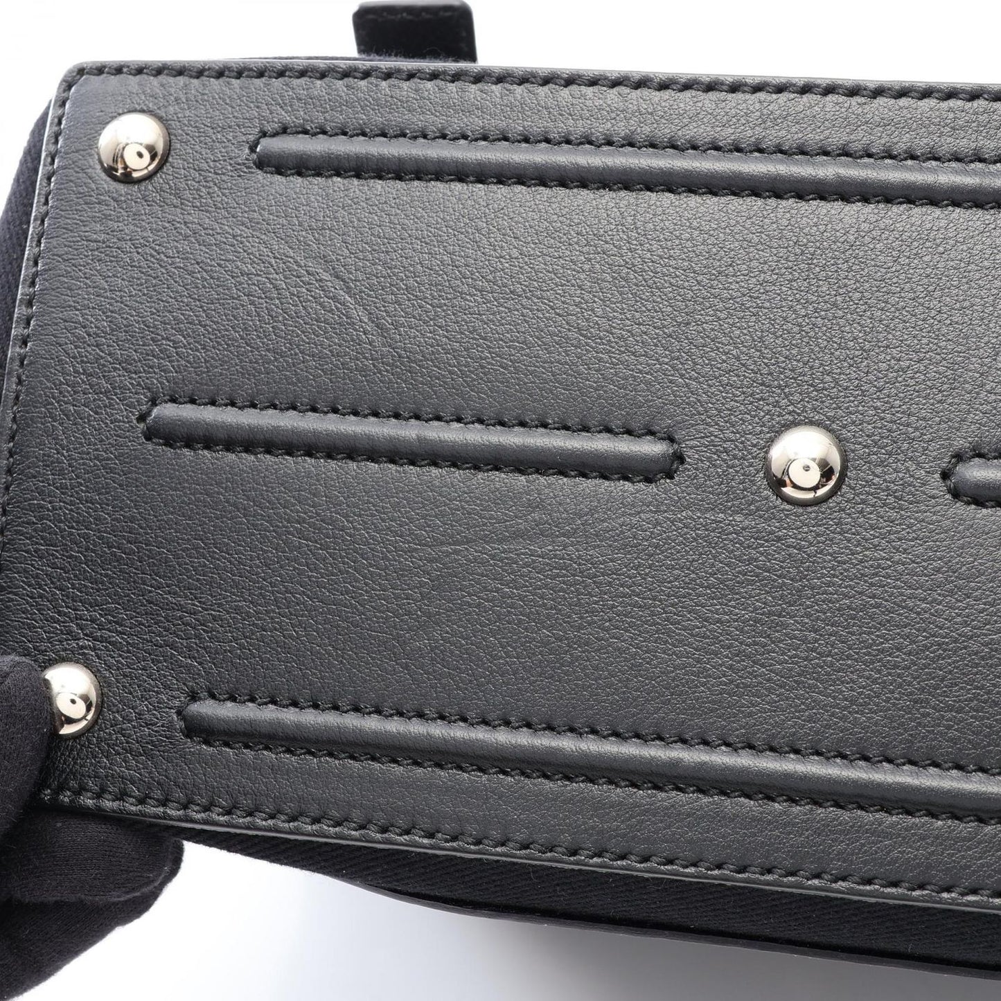 Saint Laurent Handbag Muse Two Mini 2-Way Black Leather Small — view 8