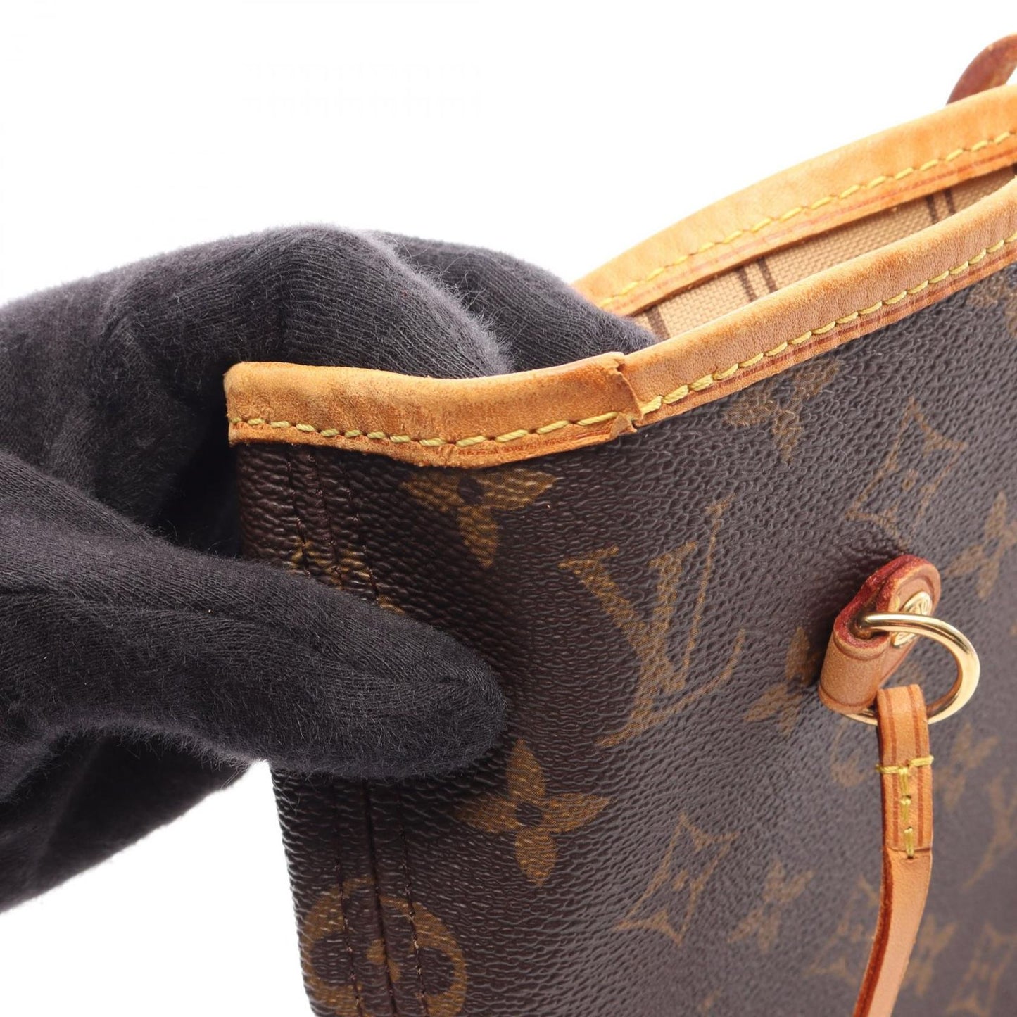 Louis Vuitton Tote Bag Neverfull MM Leather — view 8