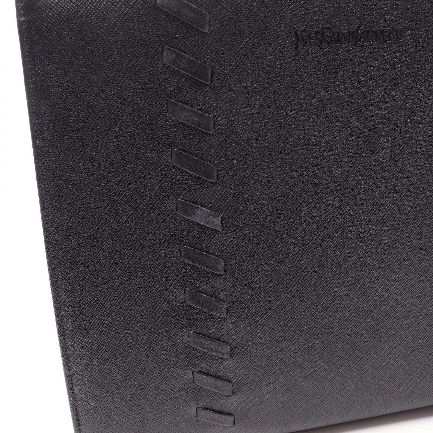 Saint Laurent Tote Bag Black Leather — view 8