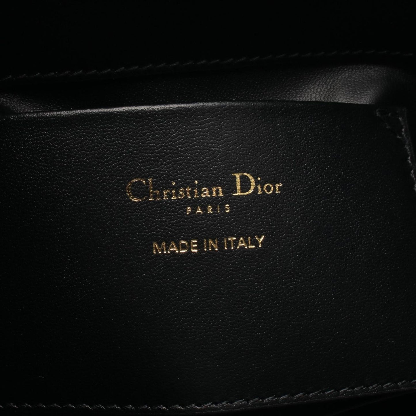 Dior Handbag Toujours Vertical Tote Small Macro Cannage 2-Way Black Leather — view 4