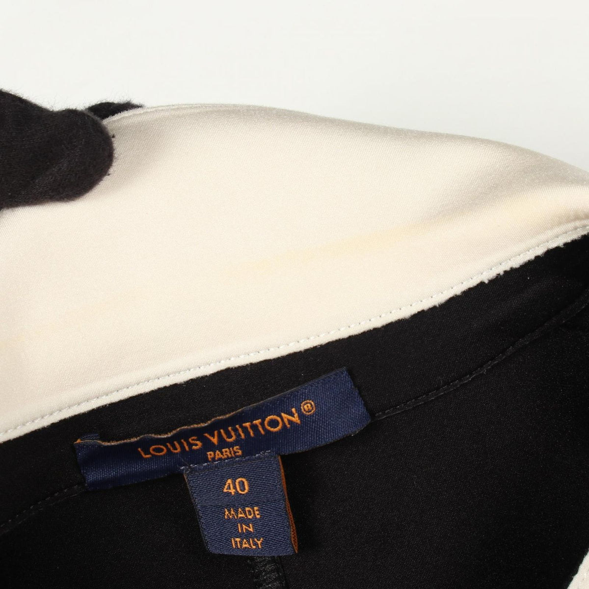 Louis Vuitton Dress Technical Jersey Peter Pan Color Black Nylon — view 8