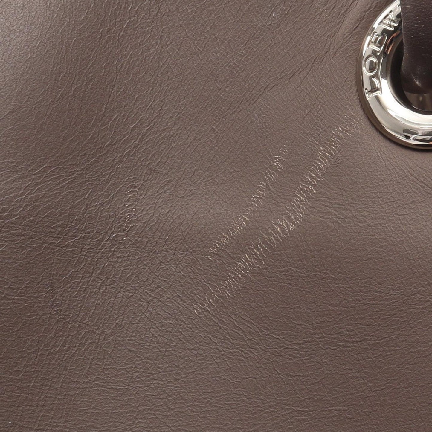 Loewe Tote Bag Anagram Perforated Gray Ju Leather — view 8