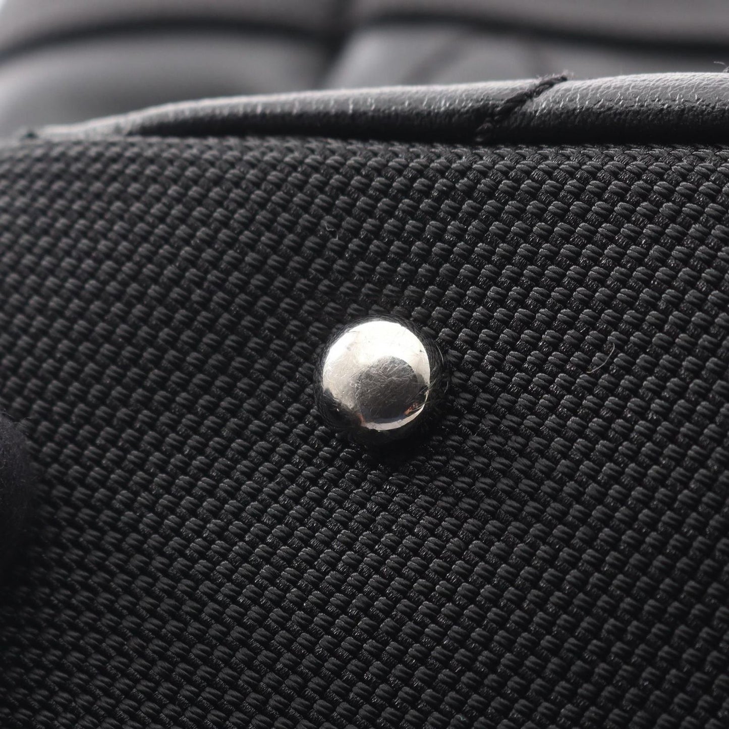 Chanel Tote Bag Paris Biarritz MM Black Canvas Leather MM — view 8