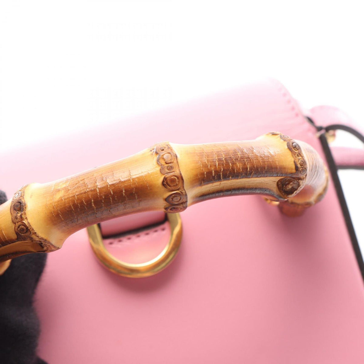 Gucci Bamboo 2-Way Pink Leather 3way Mini Bag — view 6