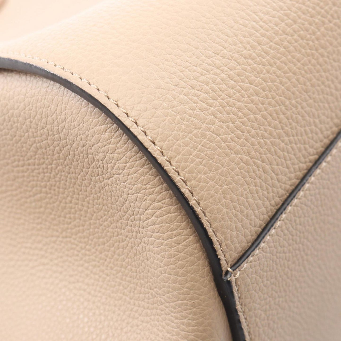 Loewe Handbag Hammock Bag Small 2-Way Beige Brown Leather — view 7