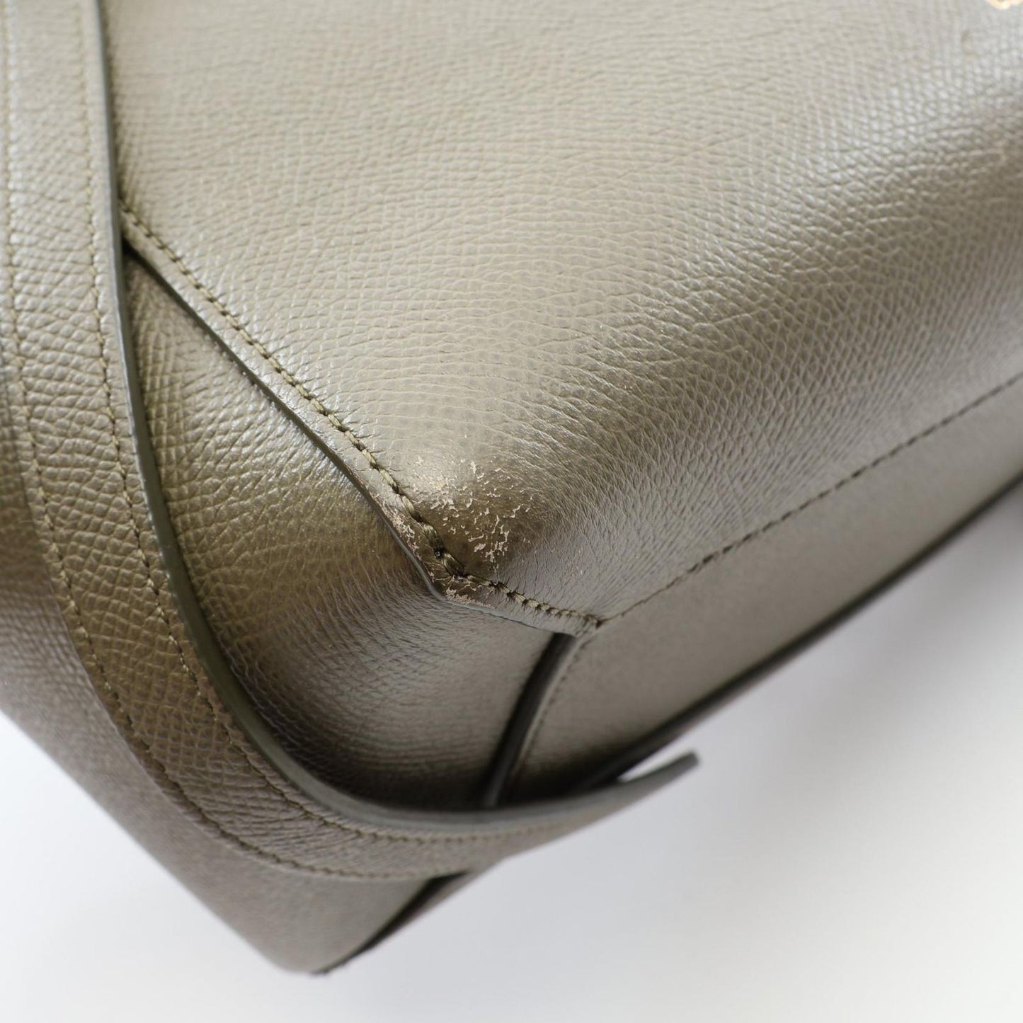 Celine Belt Bag Micro Khaki Leather — view 8