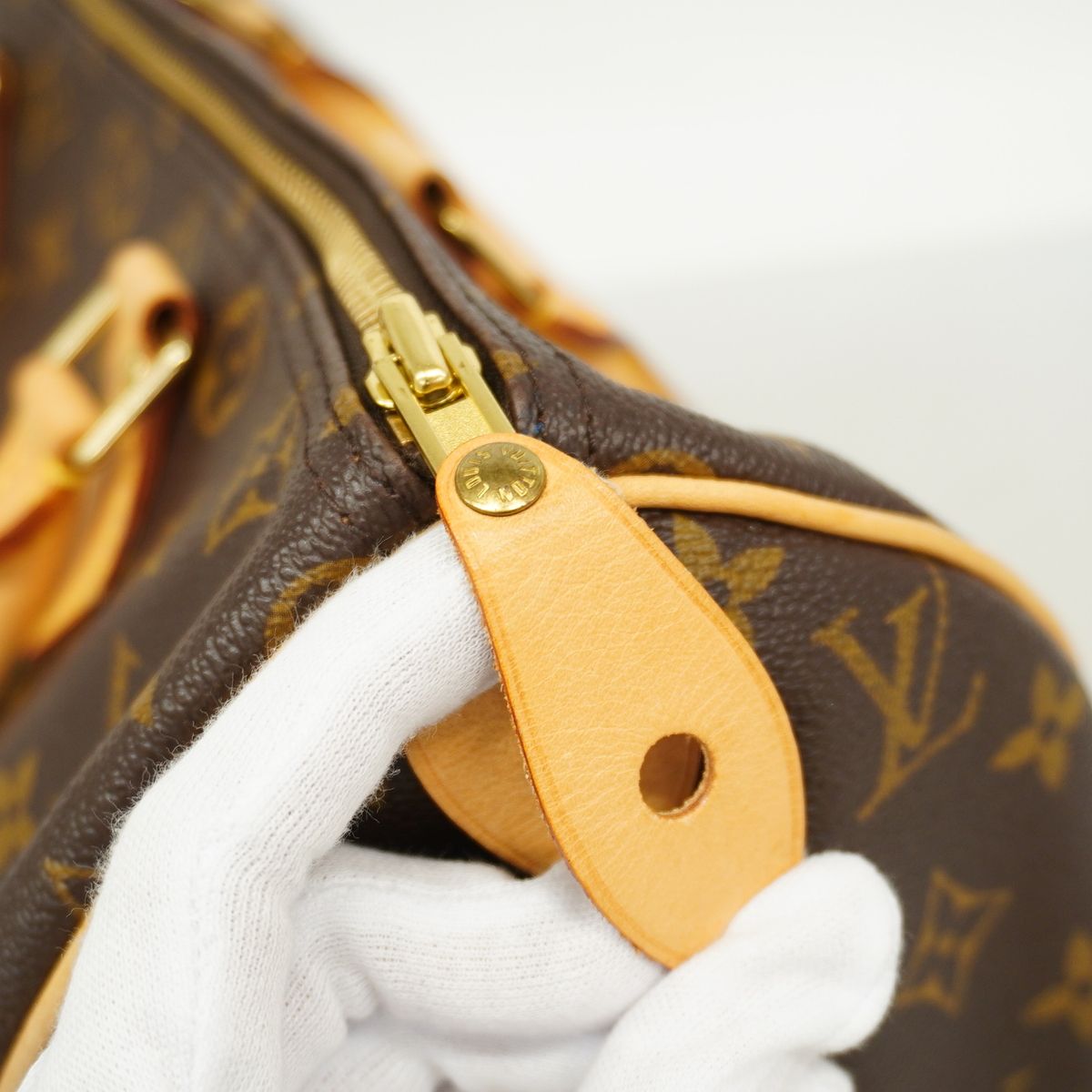 Louis Vuitton Handbag Monogram Speedy 30 Brown — view 8