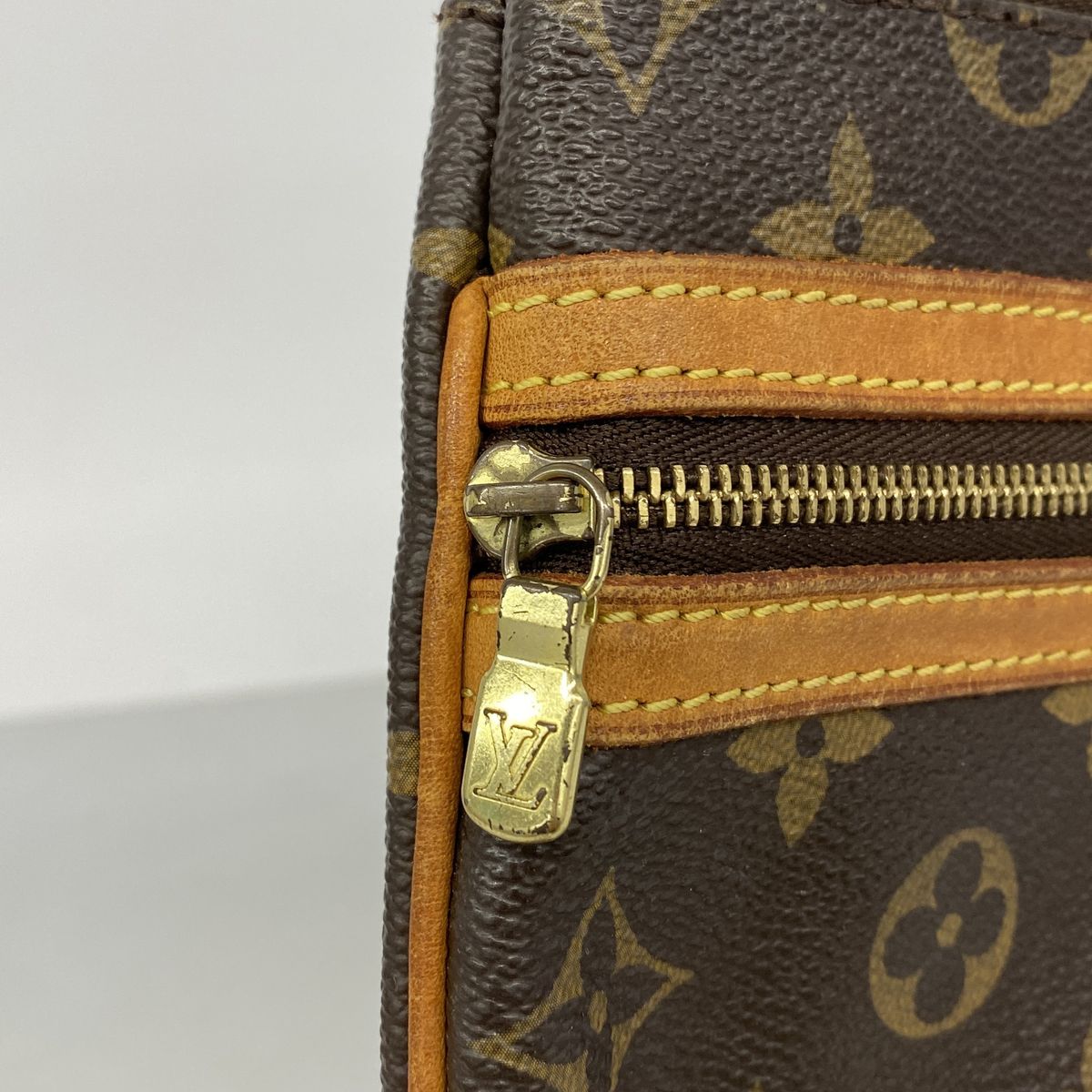 Louis Vuitton Shoulder Bag Monogram Pochette Bosfall Brown — view 8
