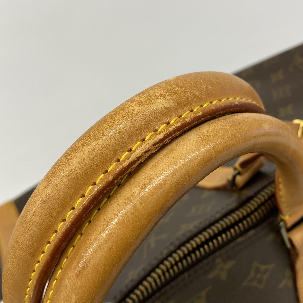 Louis Vuitton Boston Bag Monogram Keepall 60 Brown — view 8