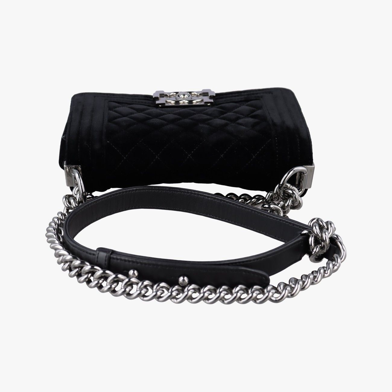 Chanel Boy Black Velour — view 8