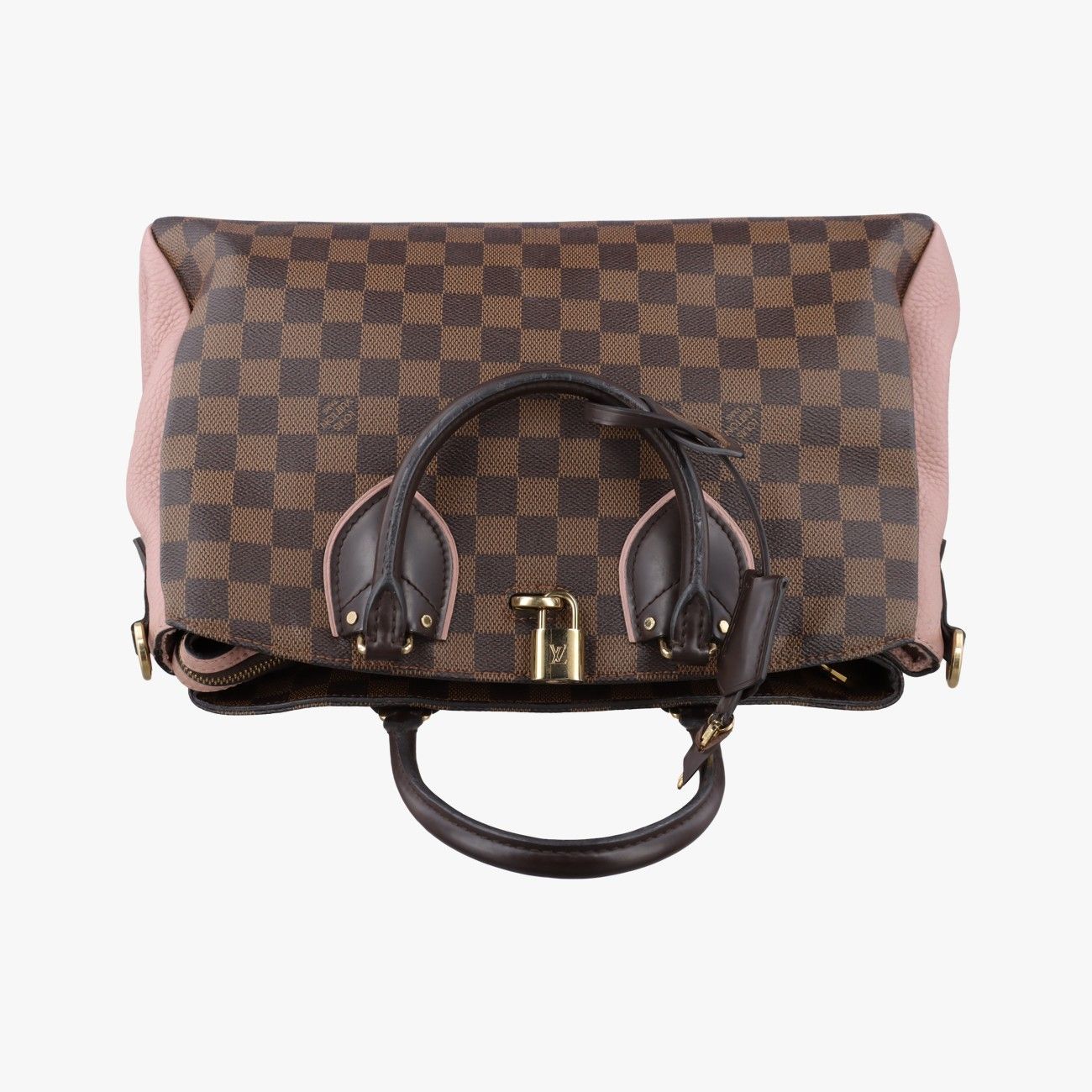 Louis Vuitton Normandy Ebene Magnolia Damier Canvas Taurillon Leather — view 8