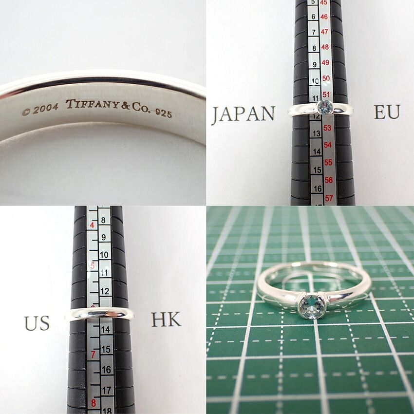 Tiffany & Co 925 Aquamarine Ring — view 8