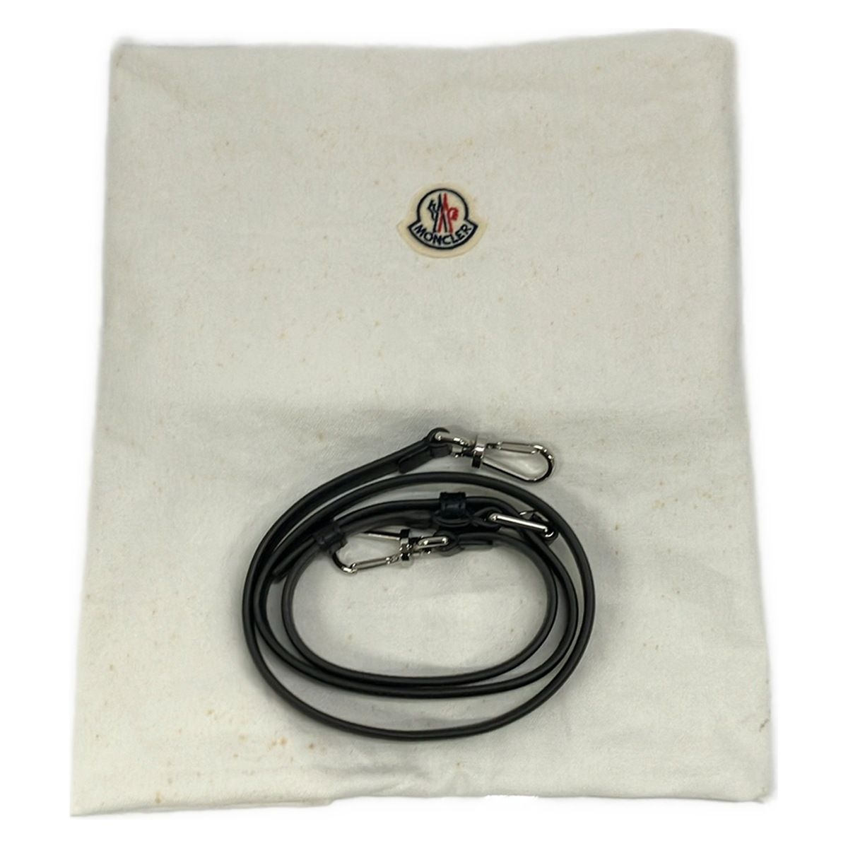 Moncler Backpack Black Tassel Drawstring Leather — view 8