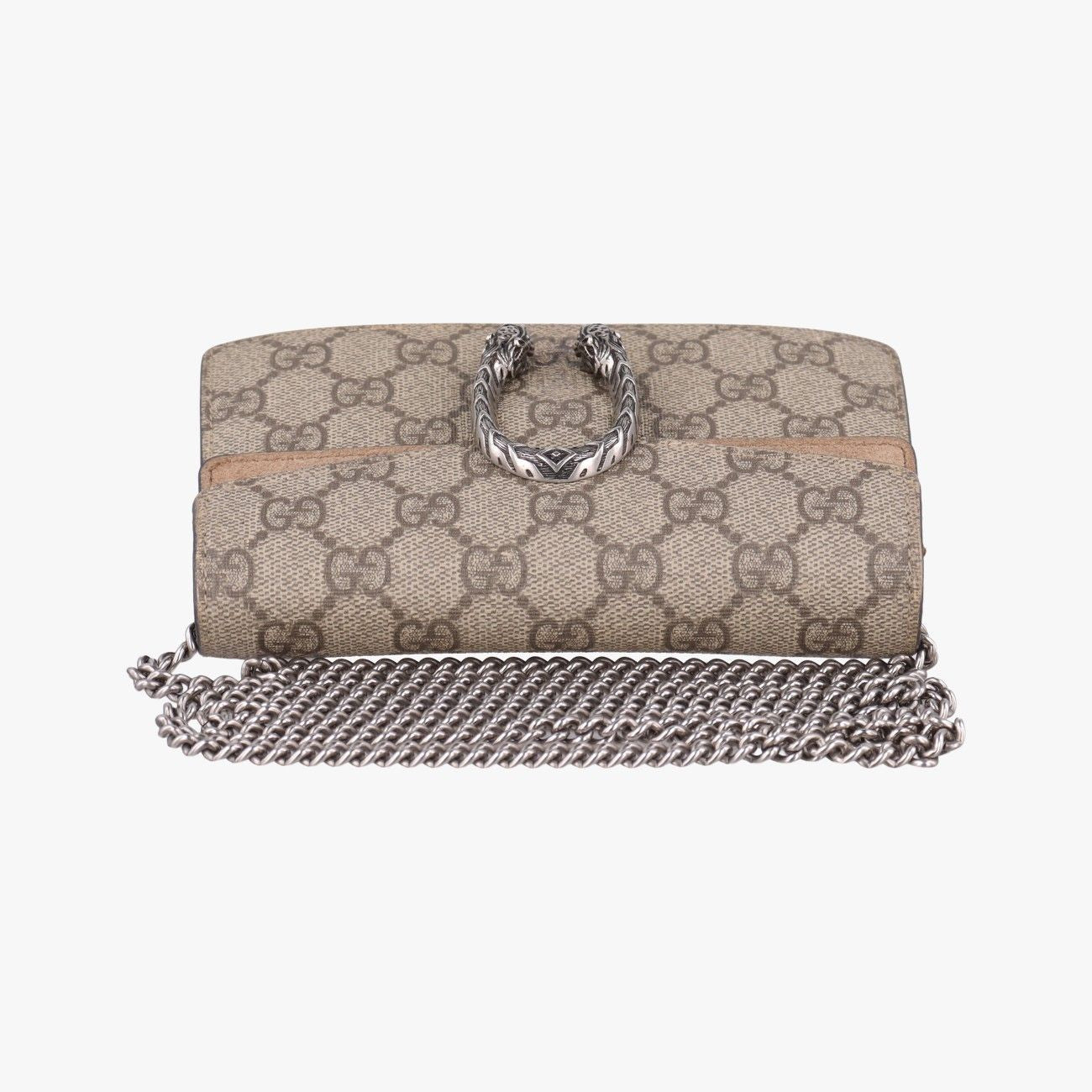 Gucci Dionysus Brown Canvas Suede Shoulder Bag — view 8