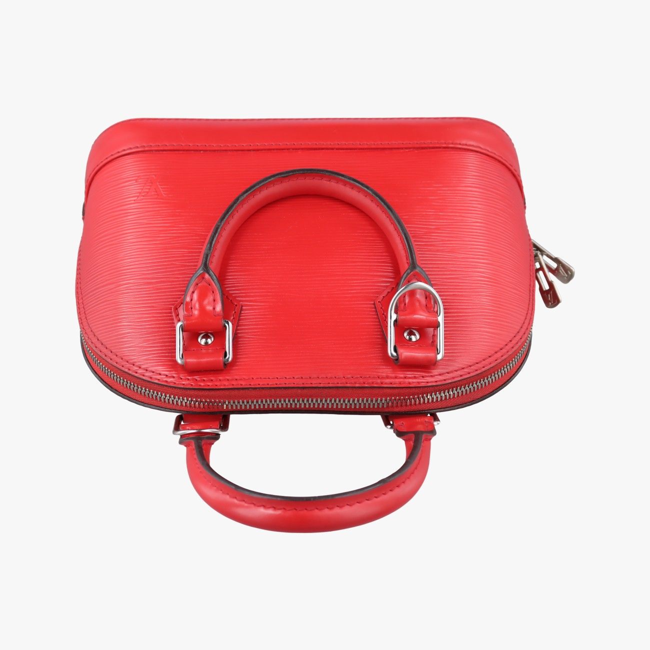 Louis Vuitton Alma BB Coquelicot Epi Handbag — view 8