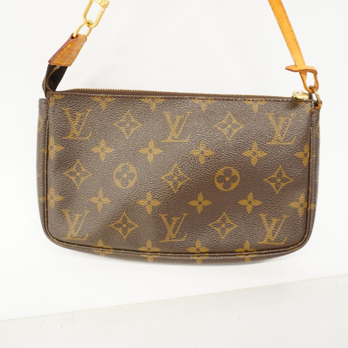 Louis Vuitton Pouch Monogram Pochette Soir Brown — view 8