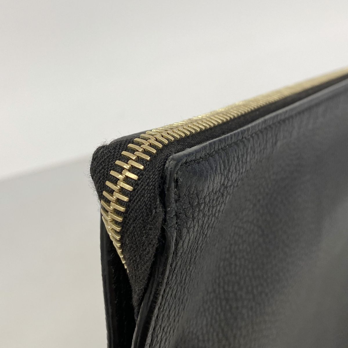 Fendi Clutch Monster Star Leather Black Gold — view 8
