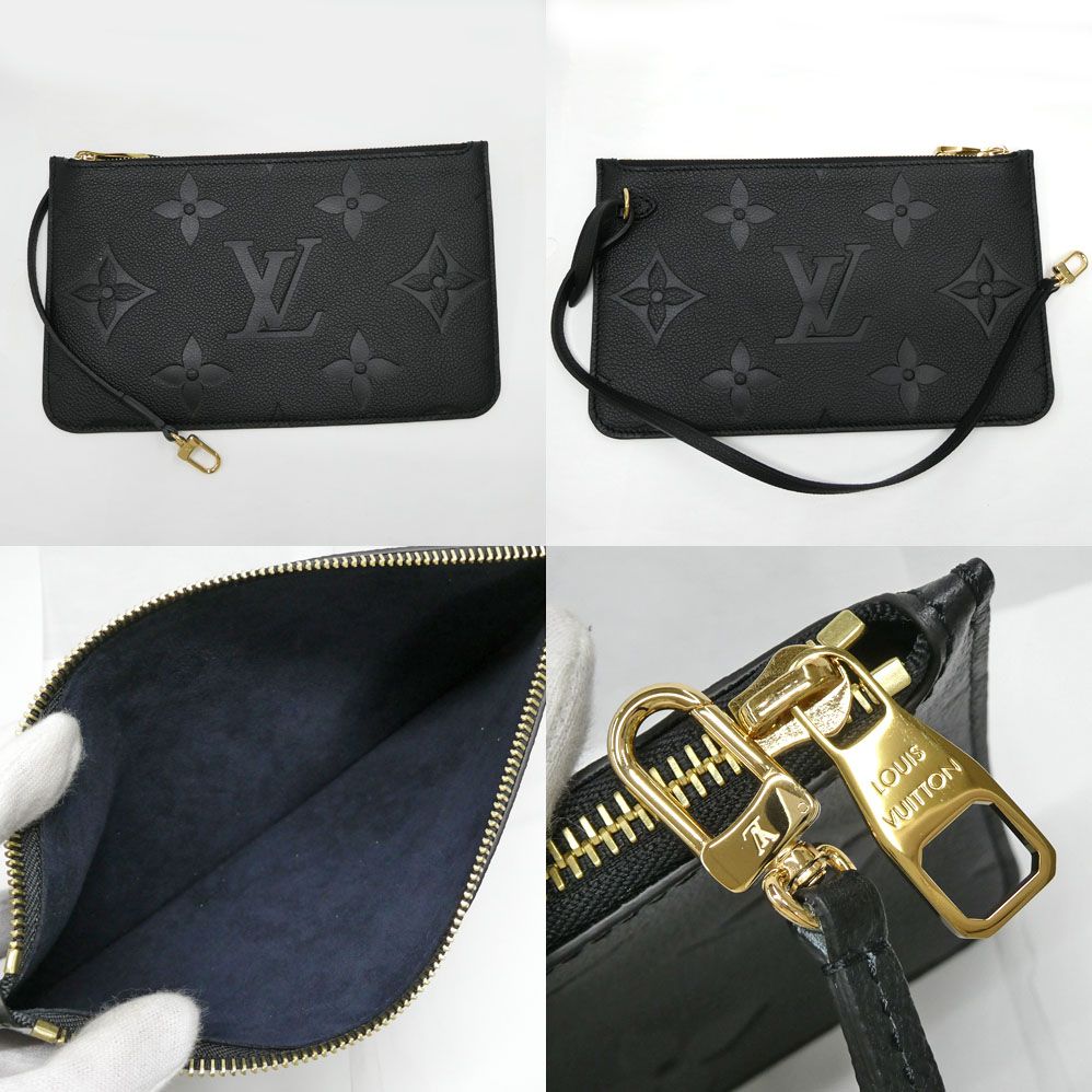 Louis Vuitton Neverfull MM Monogram Empreinte Noir Shoulder Bag Tote — view 8