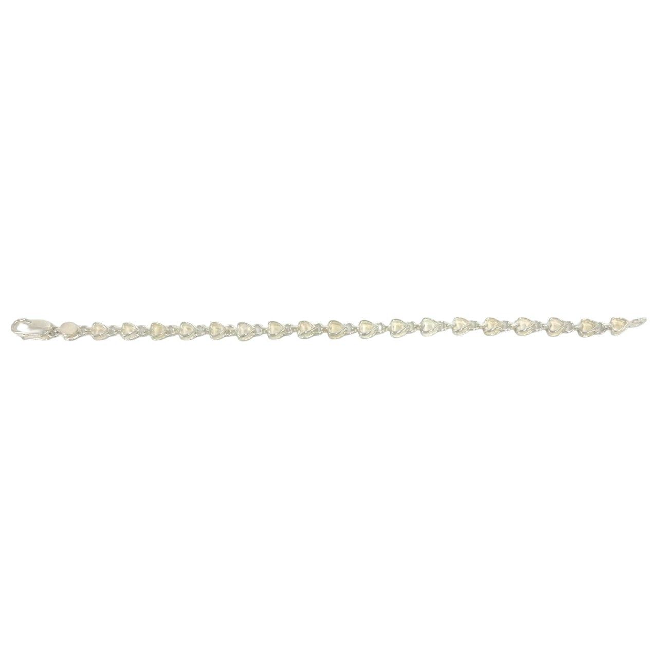 Tiffany & Co Vintage Puff Heart Bracelet 925 Sterling Silver — view 6