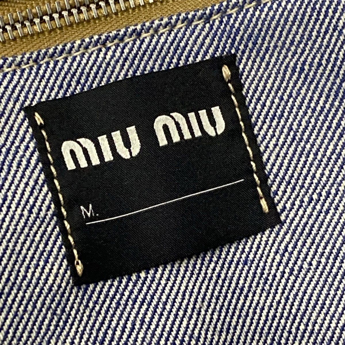 Miu Miu Tote Bag Navy — view 8