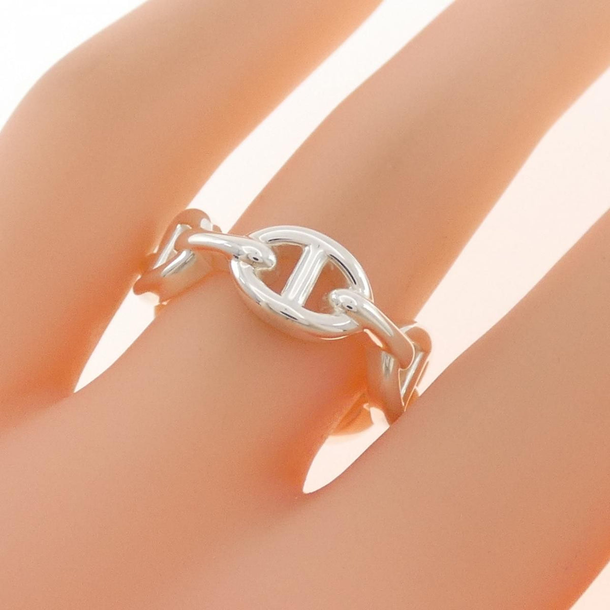 Hermes Chaine D'Ancre Enchainee Ring — view 4