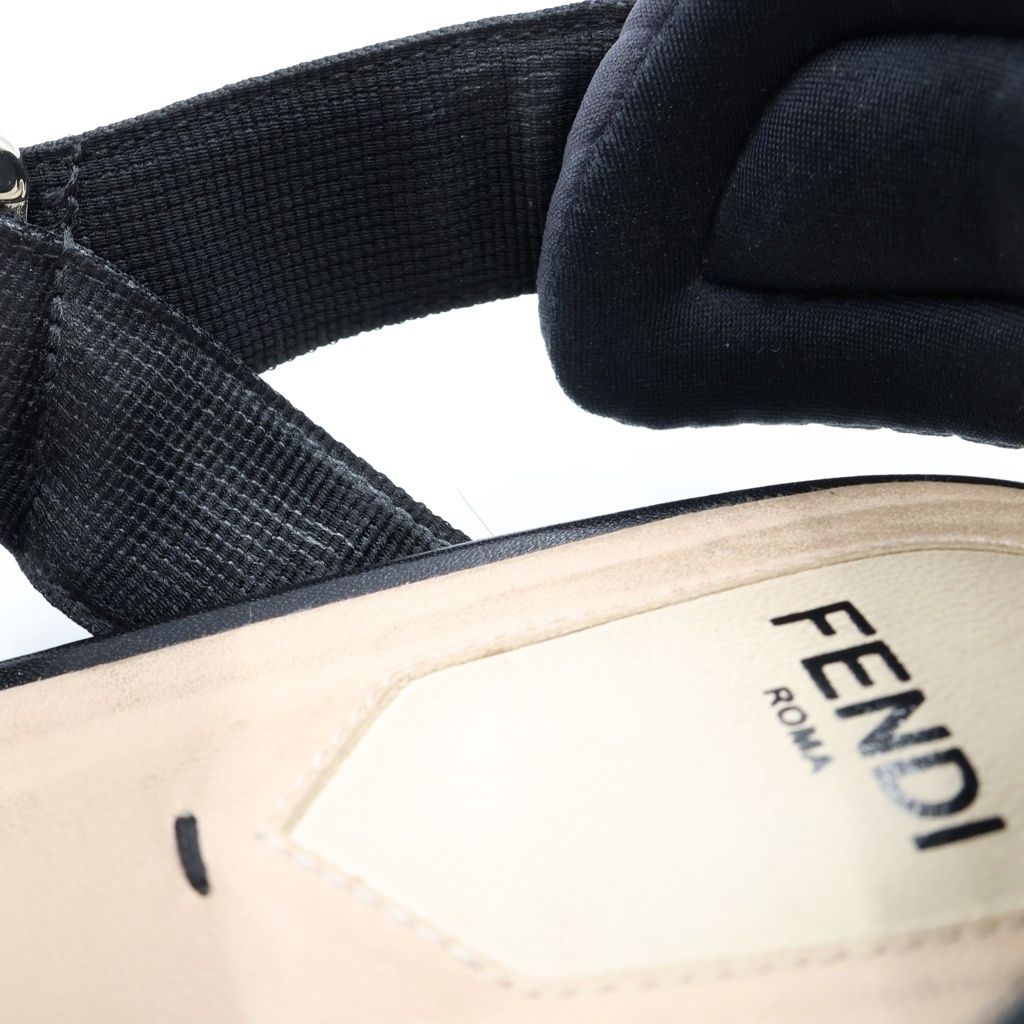 Fendi Colibri Flat Shoes Pumps Black — view 6