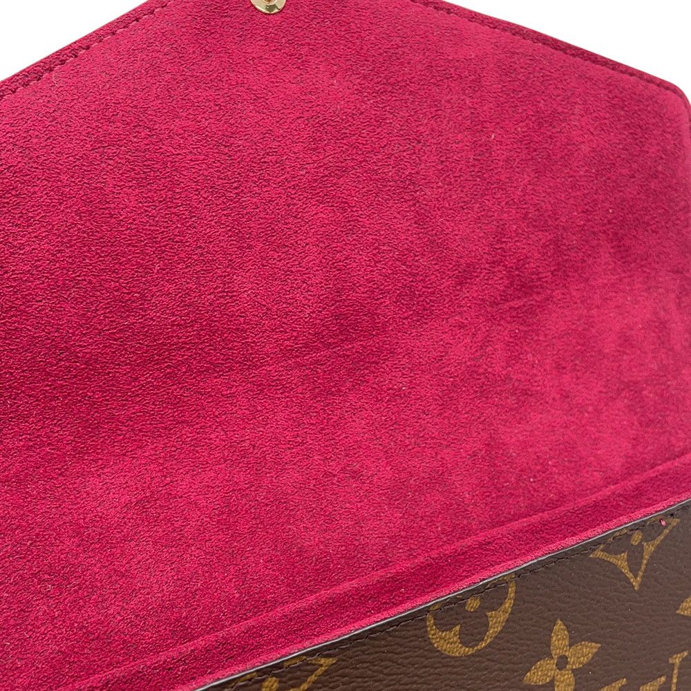 Louis Vuitton Chain Wallet Monogram Pochette Felicie Shoulder Bag — view 8