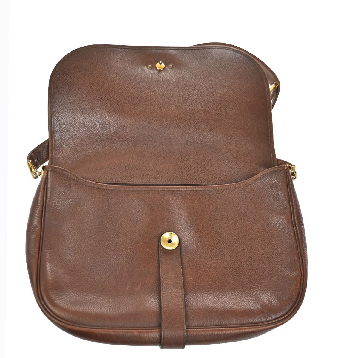 Dior Shoulder Bag Vintage Brown Leather — view 8