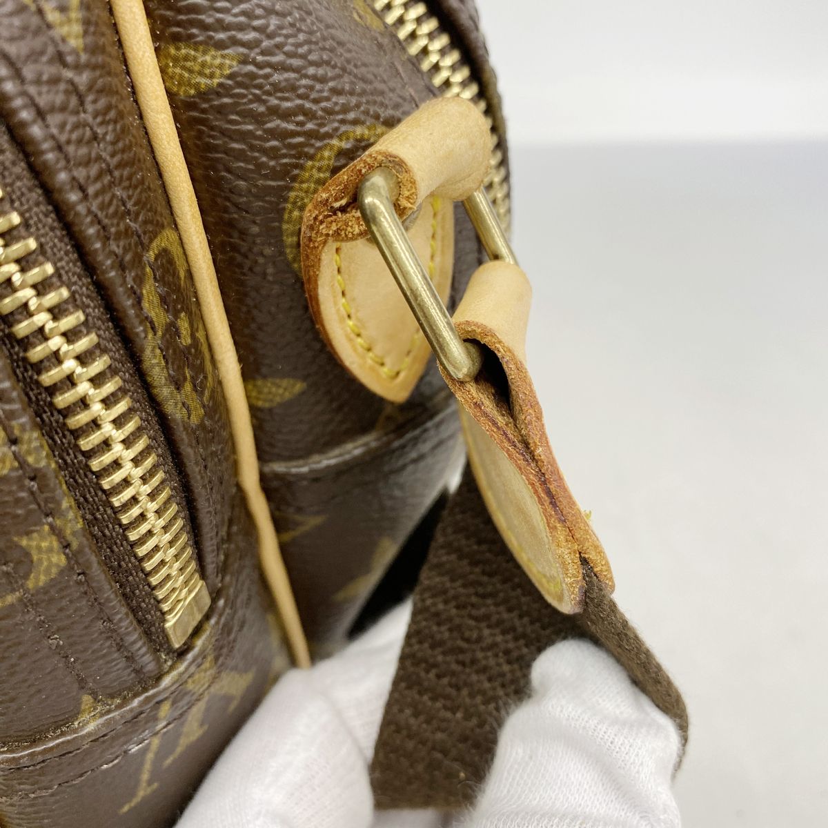 Louis Vuitton Shoulder Bag Monogram Reporter PM Brown — view 8