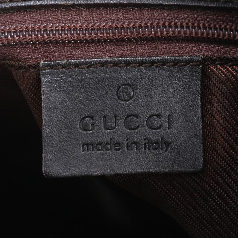 Gucci GG Canvas 002 Leather Tote Bag Shoulder Hand — view 8