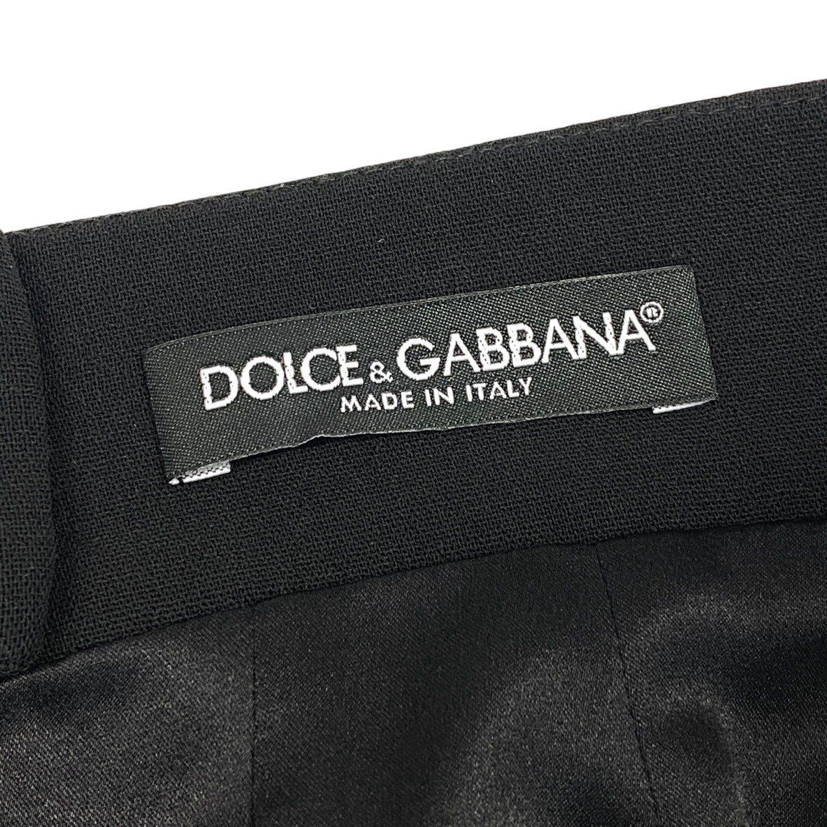 Dolce & Gabbana Long Skirt Side Line Black — view 8