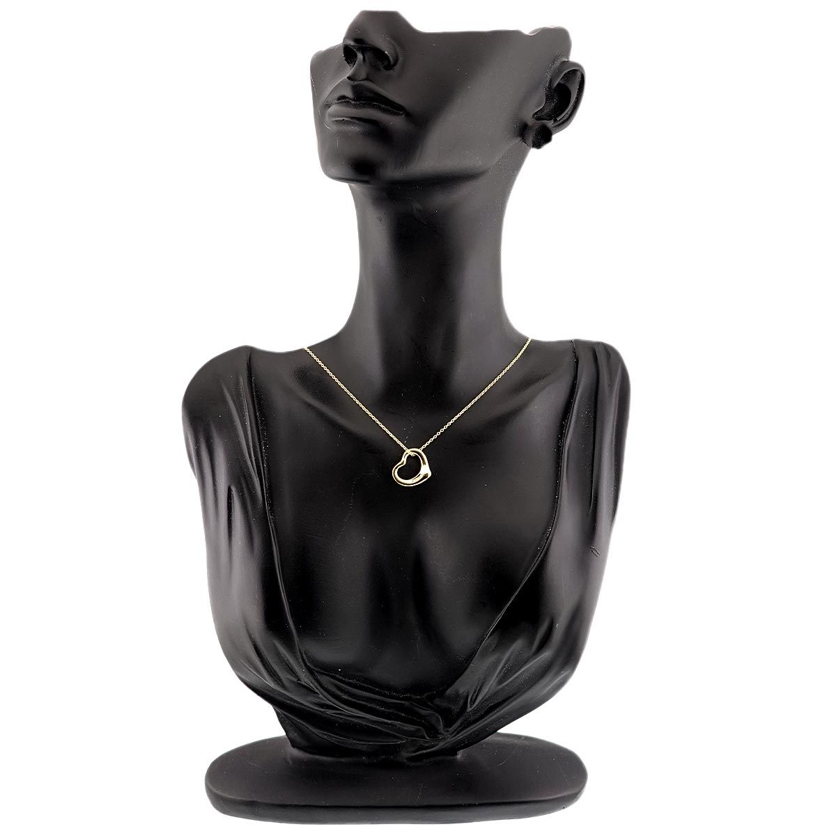 Tiffany & Co Open Heart Necklace 40 18K Yellow Gold — view 6