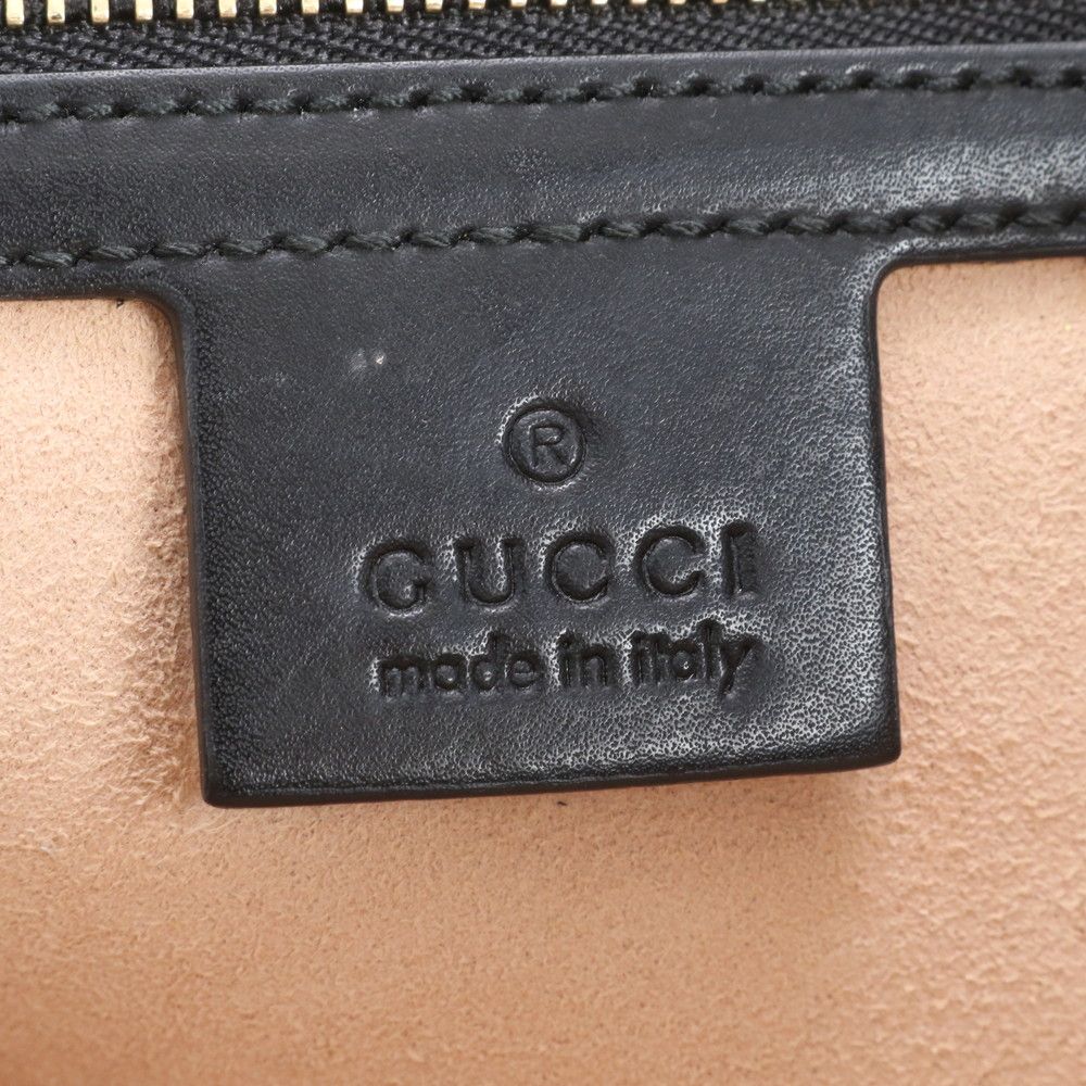 Gucci GG Supreme Bee Leather Tote Bag Shoulder Hand — view 8