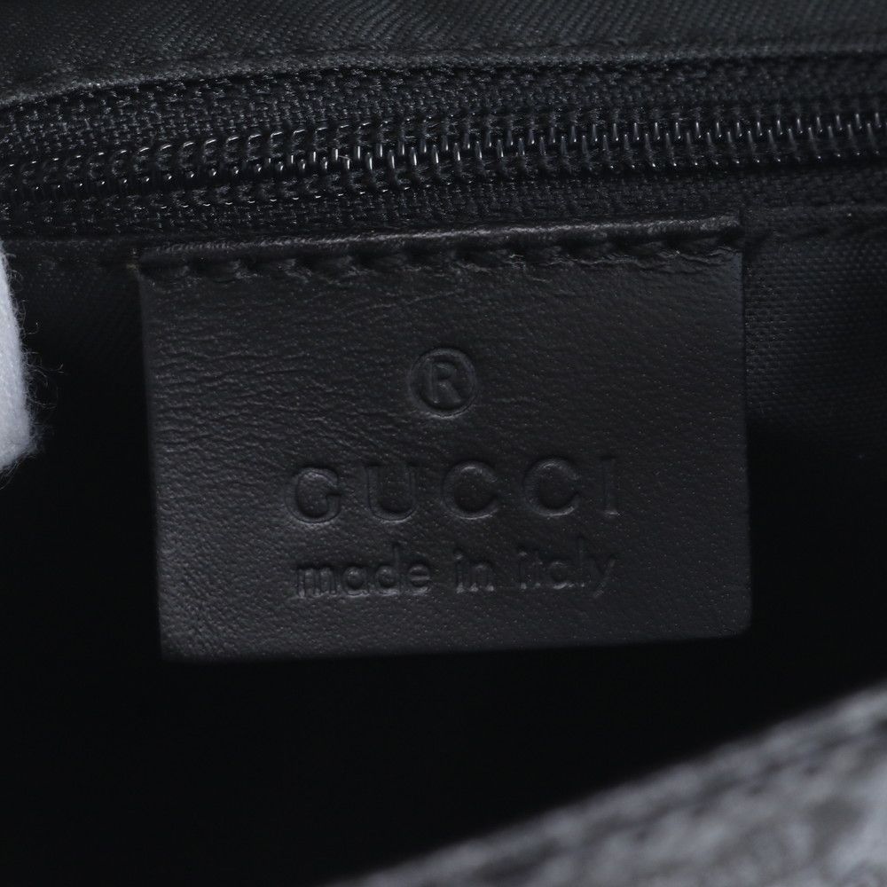 Gucci GG Canvas Leather Backpack Black with — view 8