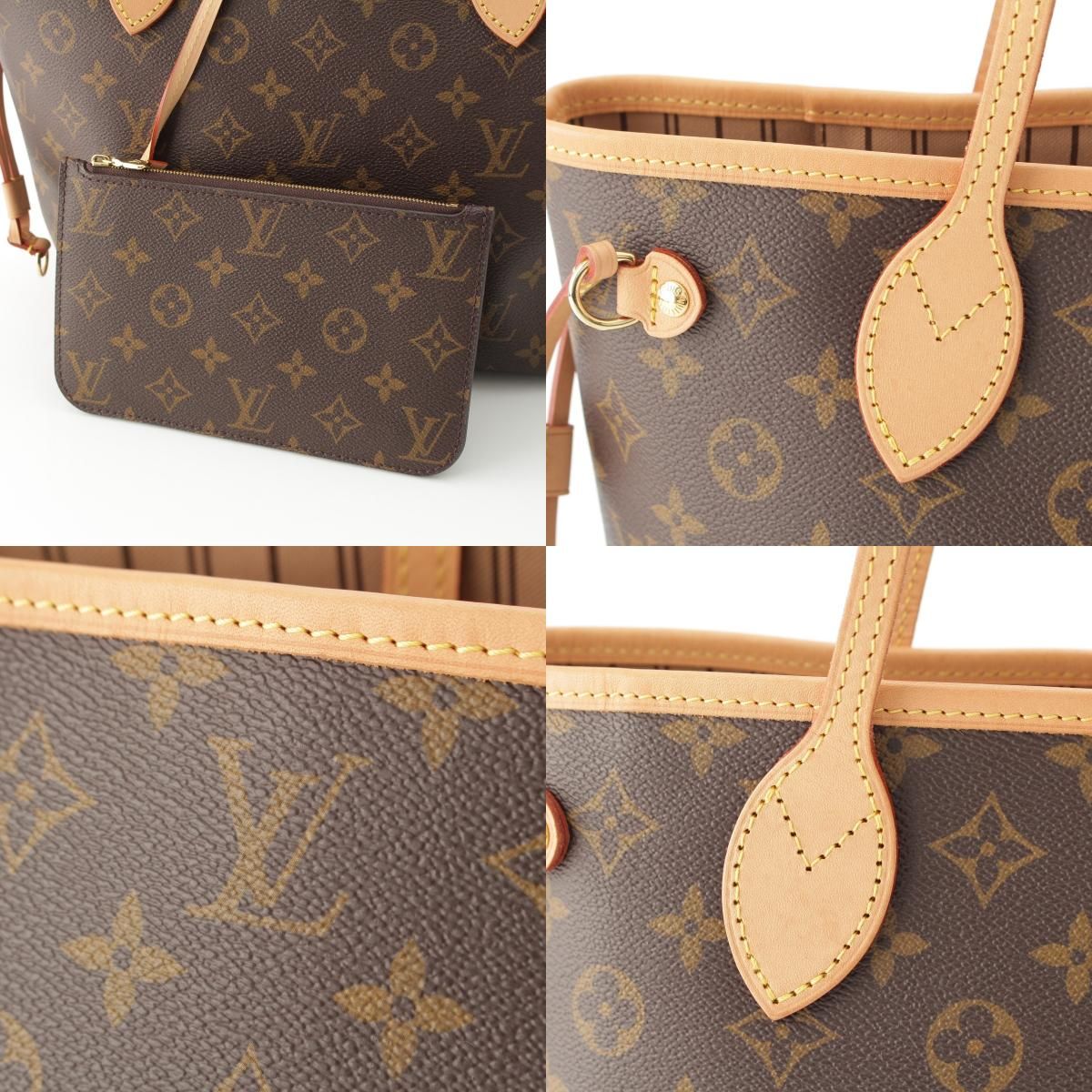 Louis Vuitton Monogram Neverfull PM Tote Bag Brown — view 8