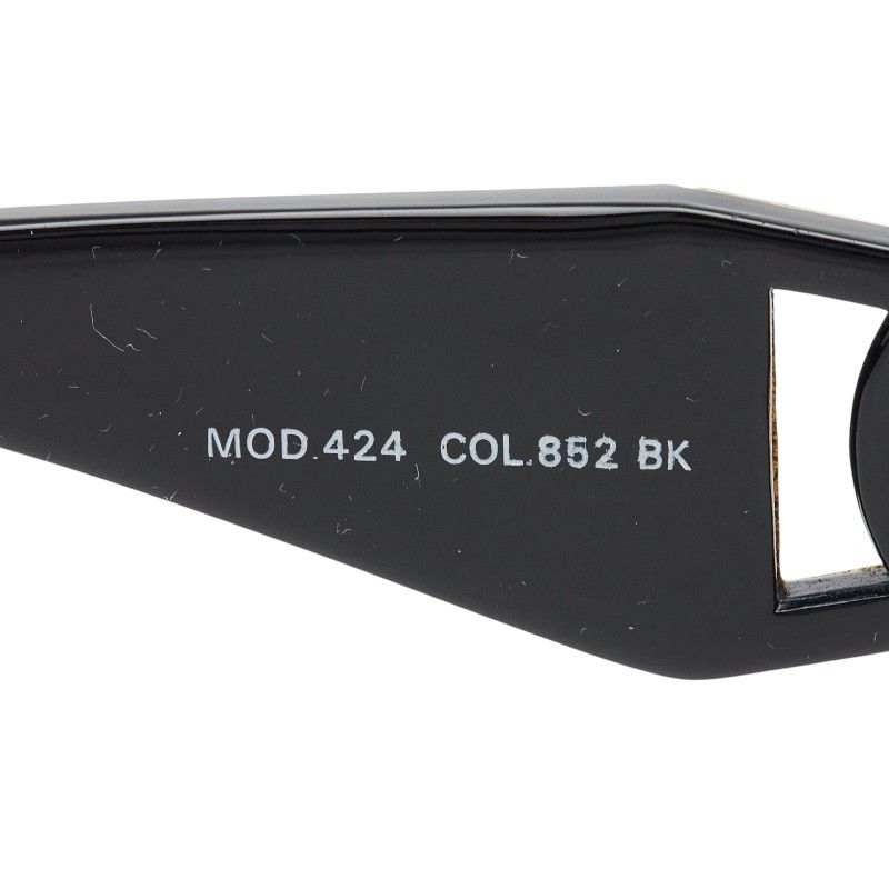 Versace Side Medusa Sunglasses Black Gold Acetate Eyewear — view 8