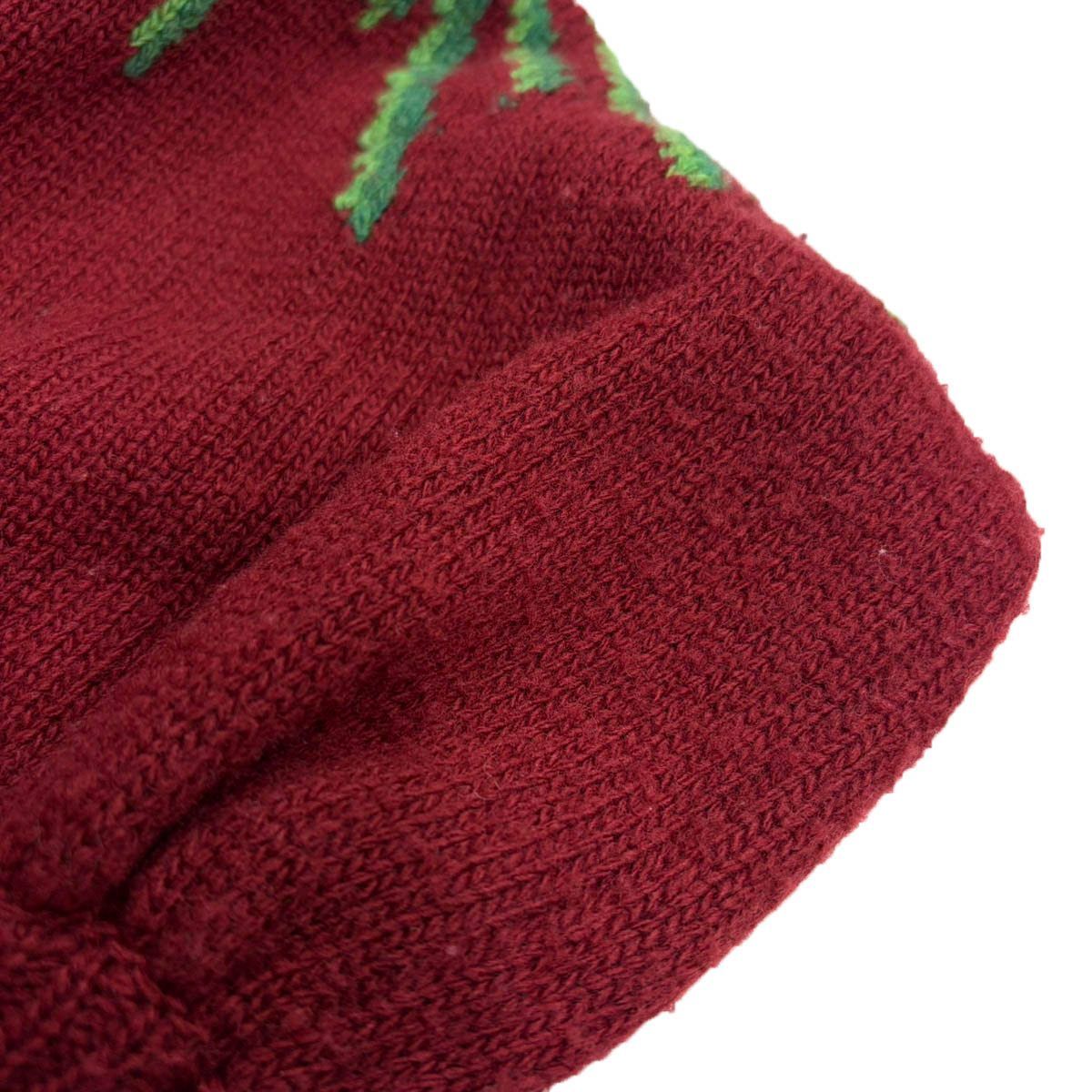 Gucci Flower Knit Cardigan Red XS — view 6