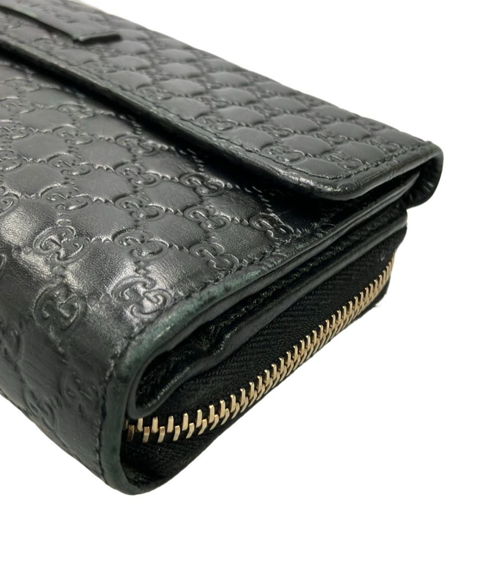 Gucci Zip Around Bifold Wallet Microguccissima — view 8