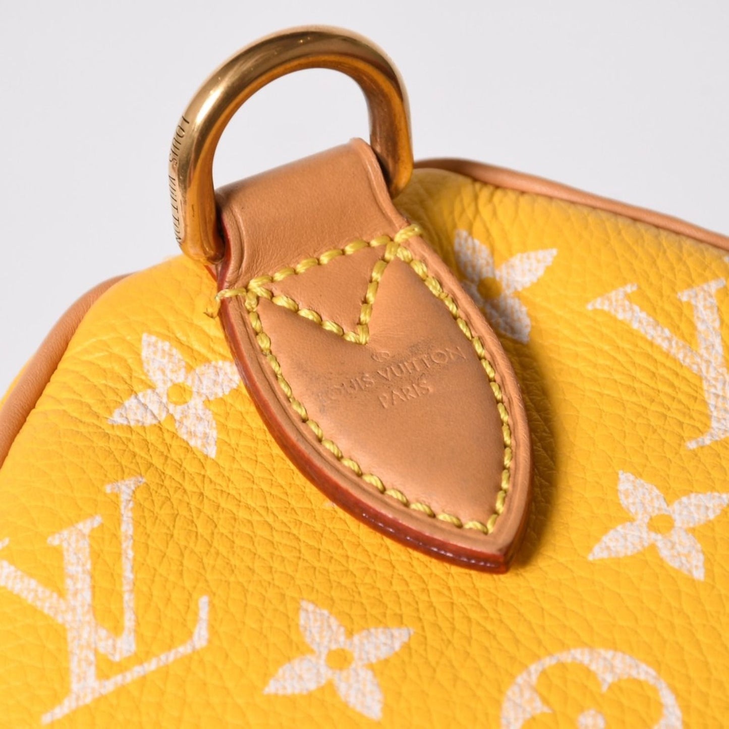 Louis Vuitton Speedy P9 Bandouliere 25 Boston Bag Yellow White — view 8