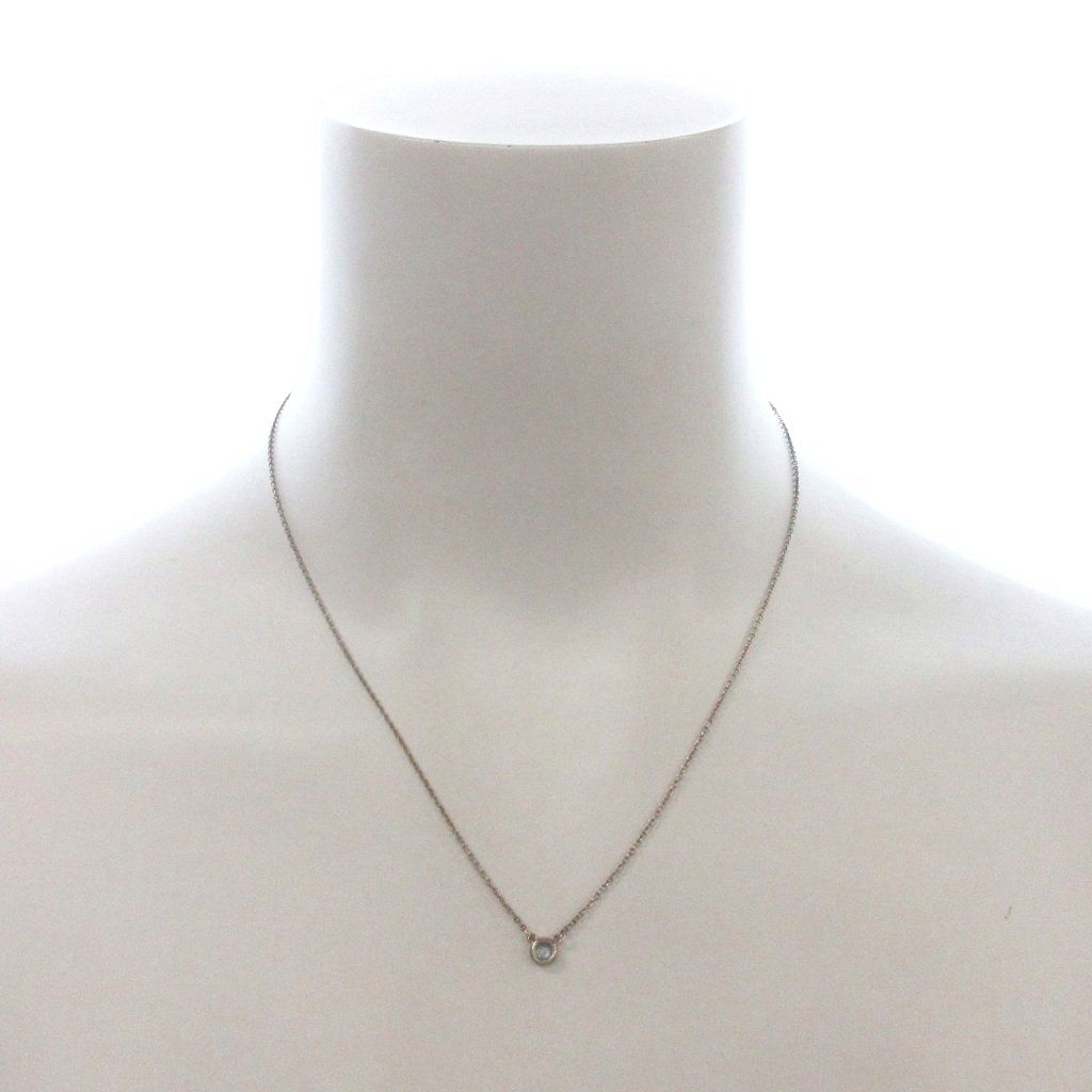 Tiffany & Co by the Yard Aquamarine Necklace Silver — view 5