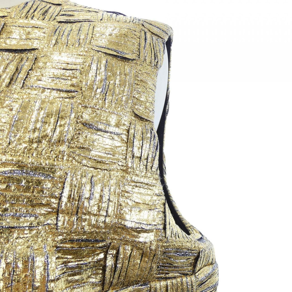 Louis Vuitton Gold Wave Tank Dress — view 6