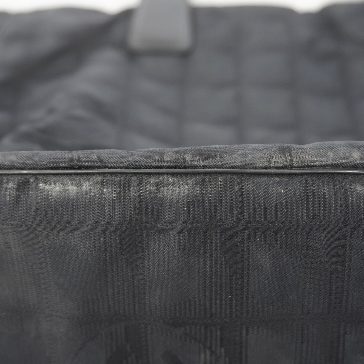 Chanel Tote Bag New Travel Nylon Black Champagne Gold — view 8