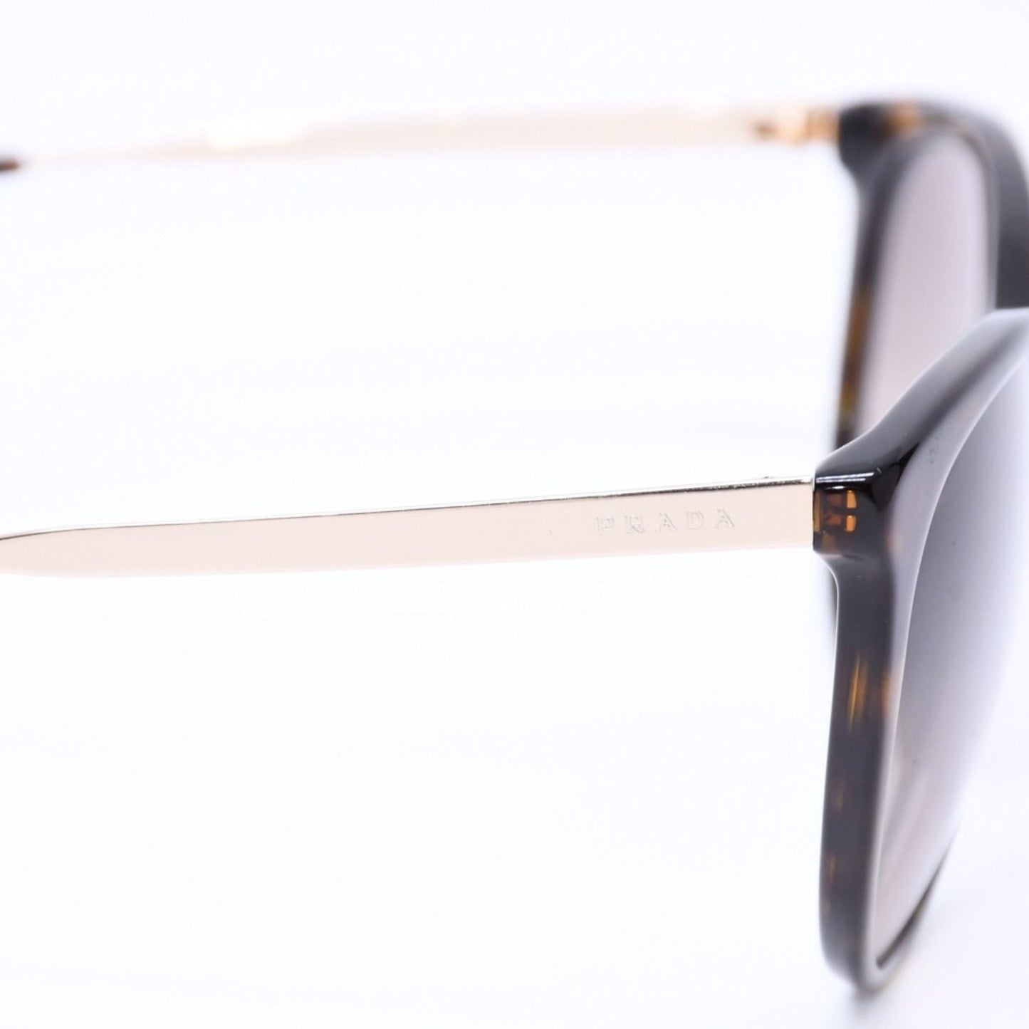 Prada Sunglasses Eyewear Tortoiseshell Pattern Side Logo Acetate — view 8