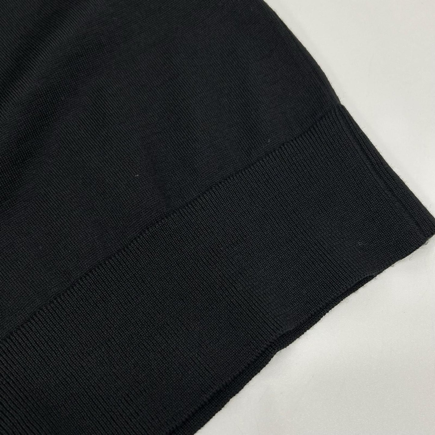 Dior Homme Kris Van Assche Era Black Trimmed Knit Sweater XS — view 8