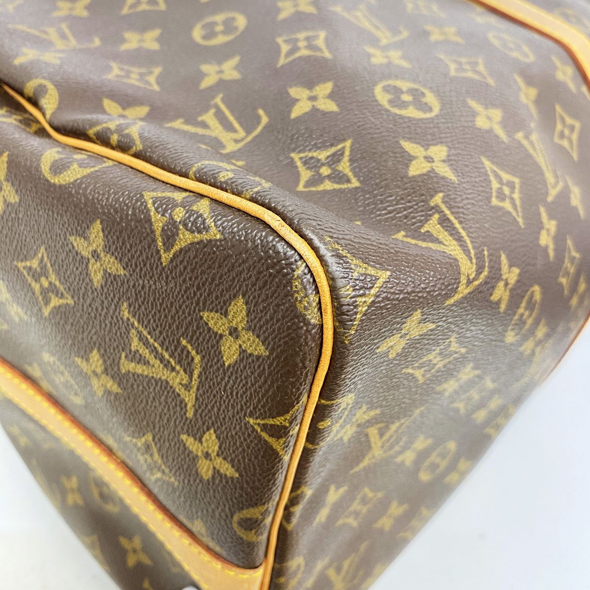 Louis Vuitton Boston Bag Monogram Keepall Bandouliere 55 Brown — view 8