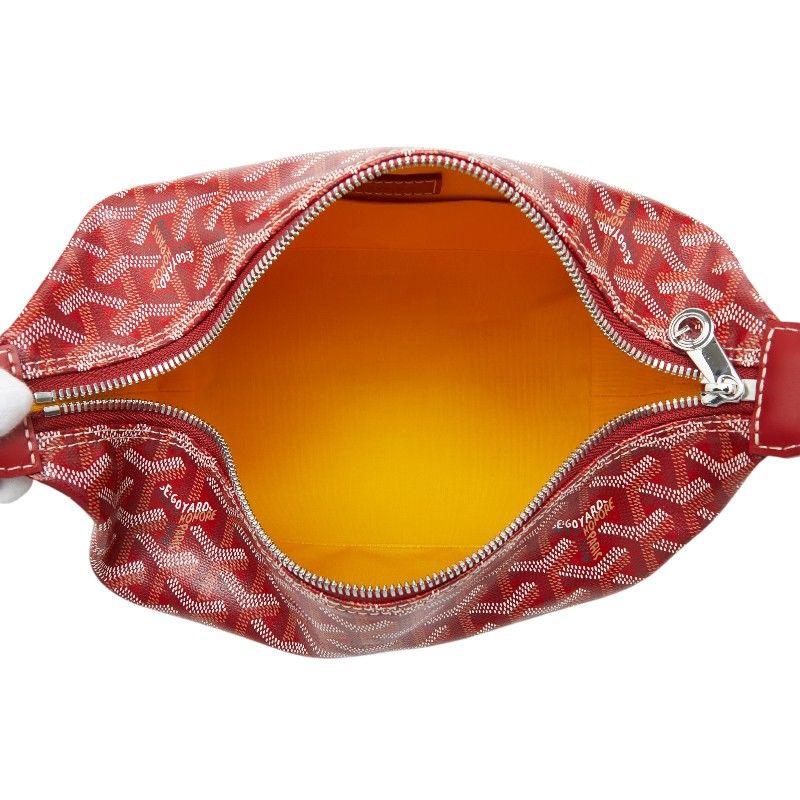 Goyard Bowling 25 Toiletry Handbag Red Leather — view 8