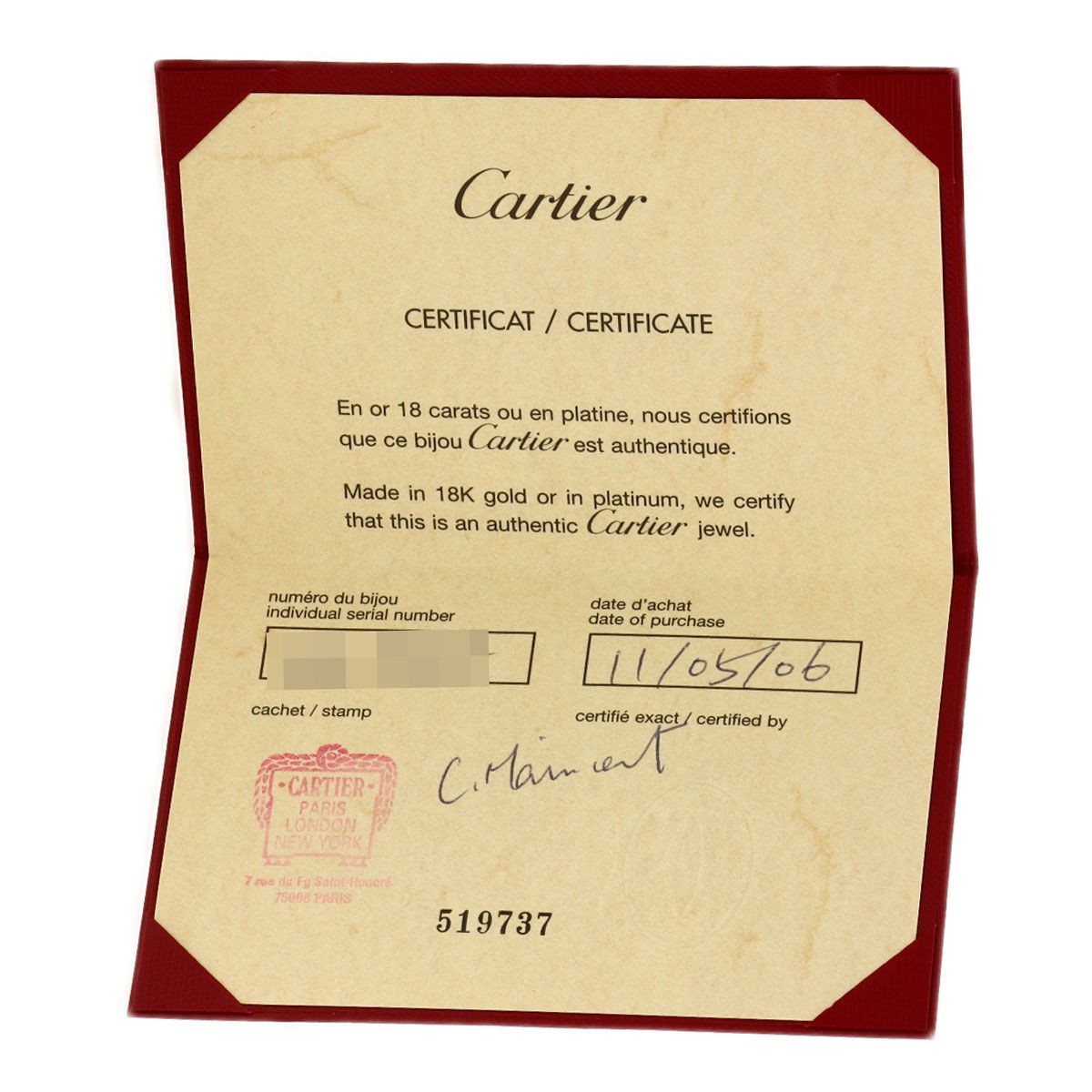 Cartier Mini Love Ring 49 18k White Gold — view 7